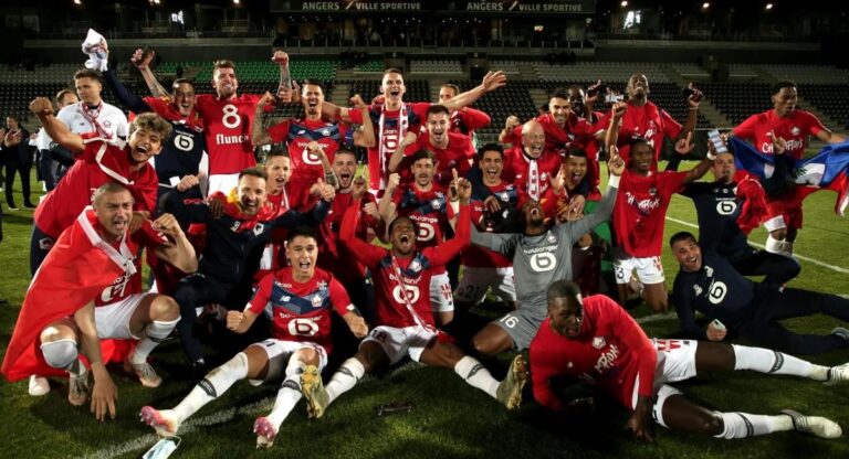 Lille somete a Angers y se corona como campeón de Francia desplazando al PSG