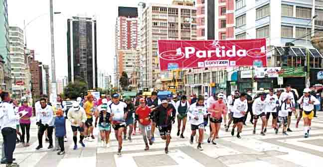 Maratón de La Paz concita gran expectiva de atletas - El Diario - Bolivia
