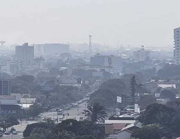Humareda de incendios contamina hace seis días el aire de la ciudad de ...