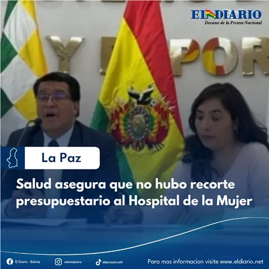 Salud asegura que no hubo recorte presupuestario al Hospital de la ...