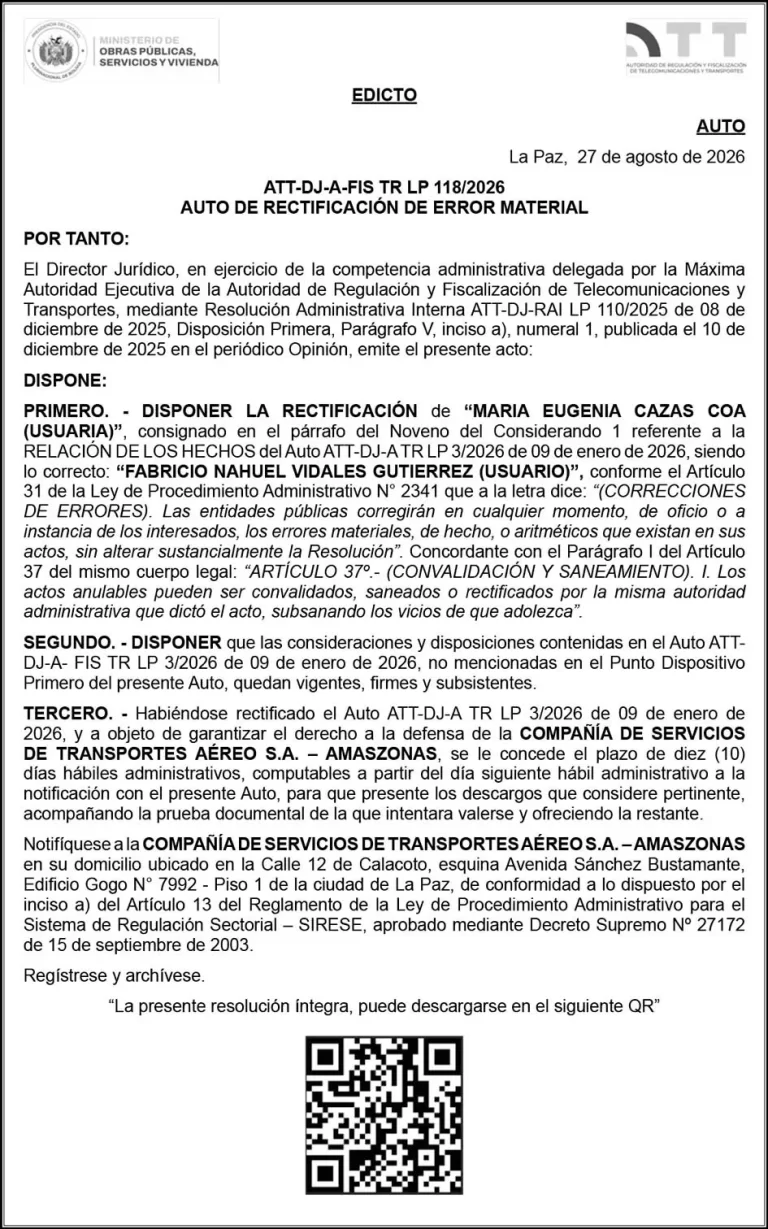 ATT-DJ-A-FIS TR LP 118/2026