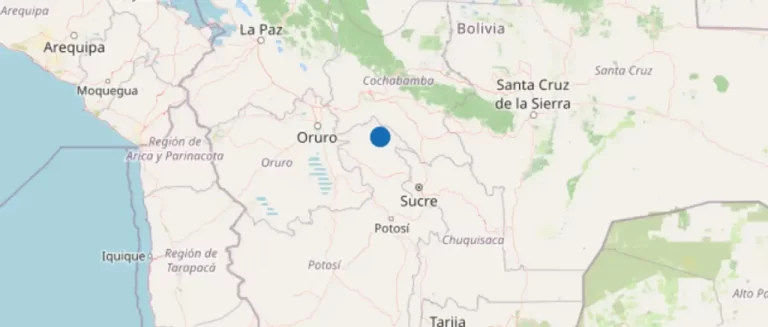 Sismo de magnitud 5,0  se registra en Potosí