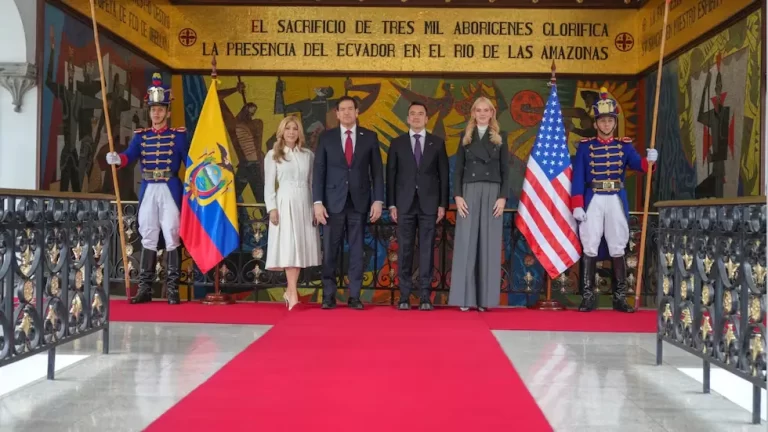 Rubio destaca a Noboa como socio de EEUU